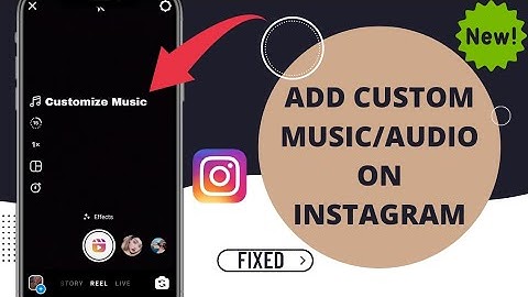 How To Add Your Own Custom Song/Music/Audio On Reels Instagram || Instagram New Update Custom Music