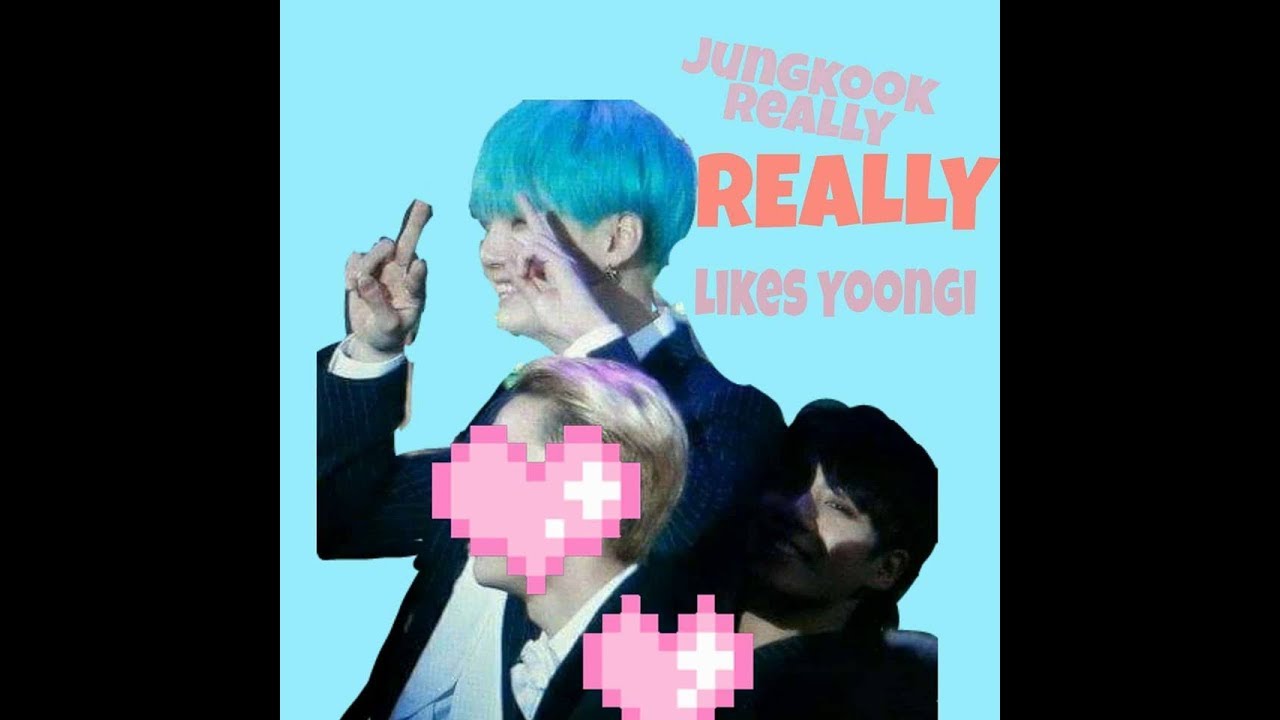 Jungkook really really likes Yoongi