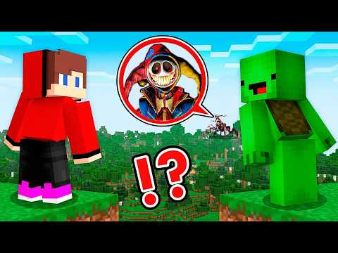 JJ and Mikey spotted Prototype in the distance in Minecraft