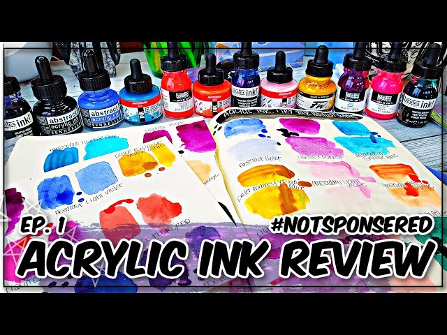 Can you use acrylic ink like watercolour? FW, Magic Color and Liquitex acrylic  ink 