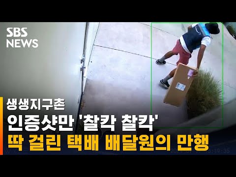 &amp;quot;택배 왔어요&amp;quot; 사진 보내고 도로 수거…배달원 만행 / SBS / 생생지구촌