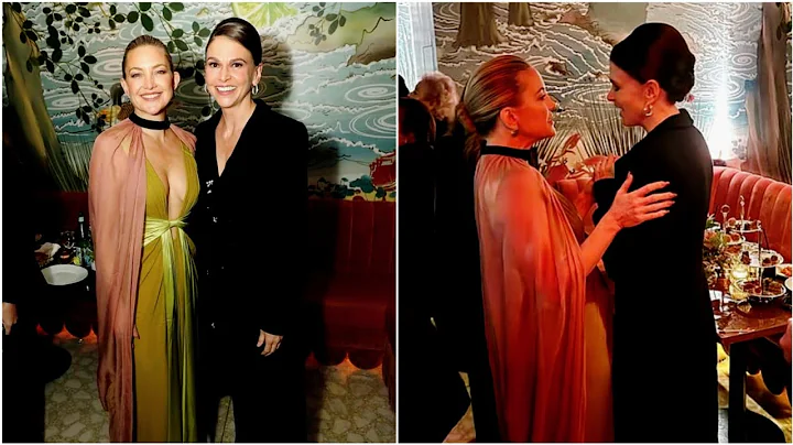 No Drama Here | Kate Hudson & Sutton Foster Share Friendly Moment at Song Sung Blue Party