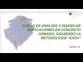 CURSO DE ANÁLISIS Y DISEÑO DE EDIFICACIONES EN CONCRETO ARMADO 2021 (1/4)