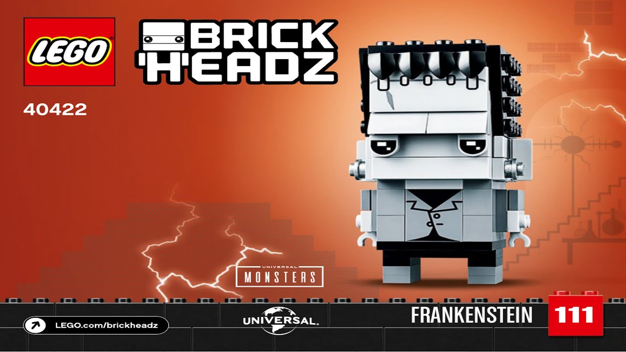 LEGO Instructions - BrickHeadz - 40422 - Frankenstein - Universal Monsters