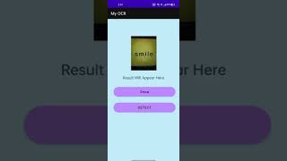 Optical Character Recognition Android app.. screenshot 4