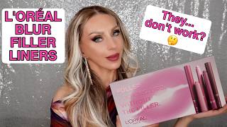 FULL LOREAL BLURFILLER COLLECTION SWATCH AND REVIEW