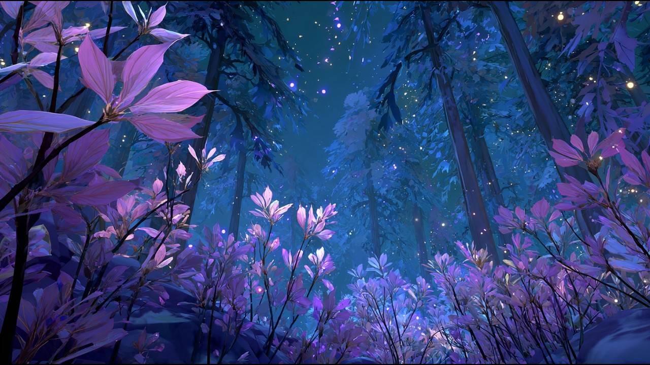 Forest Night Sleep Sounds • Calm Nature for Deep Rest (10 Hours)