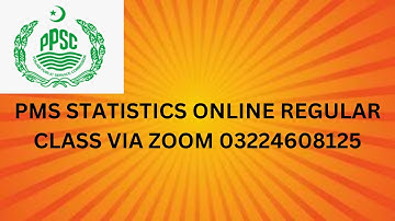 PMS STATISTICS ORIENTATION CLASS