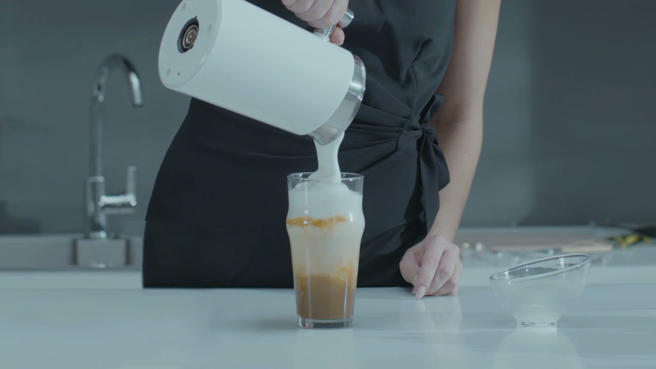 HadinEEon Milk Frother N11 White｜Creamy Flavor｜Multiplechoice YouTube