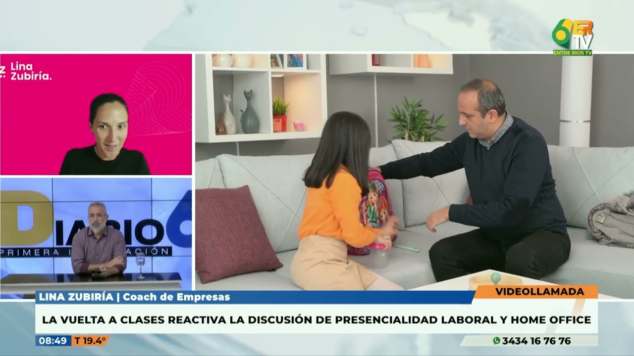 Lina Zubiria - La vuelta a clases reactiva la discusión de presencialidad laboral y home office