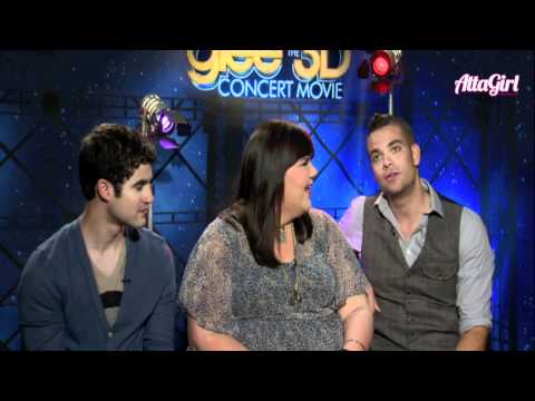 Darren Criss, Ashley Fink & Mark Salling talk Glee...