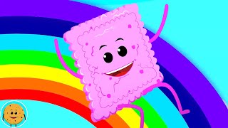 Rainbow Colors Song, Learning Video And Nursery Rhyme For Kids