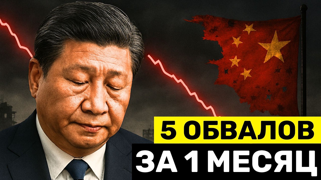 Падение Китая УЖЕ НАЧАЛОСЬ: Бюджет, Недвижимость и Экспорт Рушатся Одновременно
