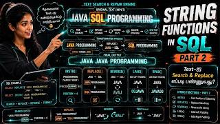 String Functions in SQL | Part 2 | SUBSTRING, TRIM, REPLACE & REVERSE Explained in Tamil 🔥 | Keepgon