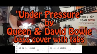"Under Pressure" by Queen & David Bowie - Bass cover with tabs