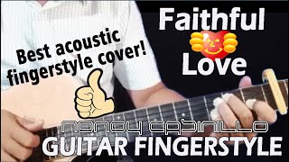 Video-Miniaturansicht von „Faithful love instrumental original, free guitar tab, guitar fingertyle arrangement, Nonoy Casinillo“