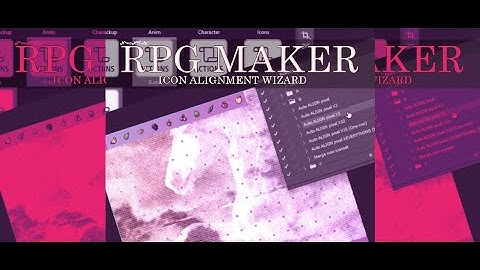Rpg maker MV/MZ auto icon alignment tool