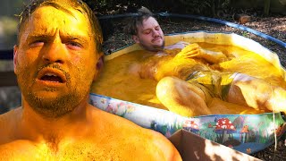 I took a bath in Curry & stained my entire body..