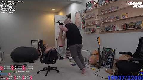 Codemiko vs Mizkif Pole Dancing
