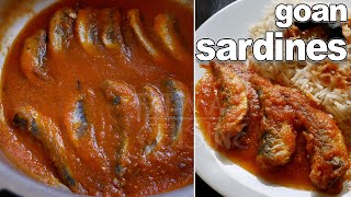 Goan Sardines Recipe | Goan Fish Recipe | Goan Fish Curry Recipes