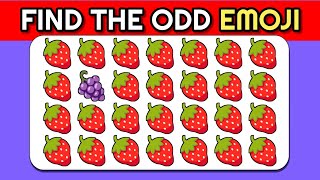 Can You Find The Odd Emoji? 🔍 | Odd Emoji Quiz | Emoji Quiz