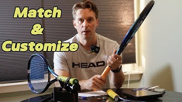 Pro Tennis Coach Shows Perfect Racket Matching Method