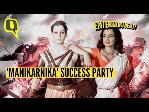 kangana-ranaut-celebrates-the-success-of-‘manikarnika’-with-family-|-the-quint