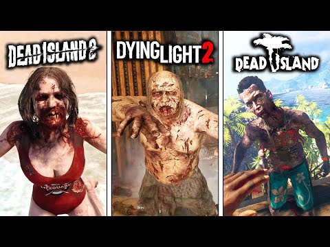 : DEAD ISLAND 2 vs DYING LIGHT 2 vs DEAD ISLAND 1 - Physics and Details Comparsion