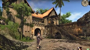 HOW BIG IS THE MAP in Risen 2? (Map 2) Walk Across the Map in First Person View!
