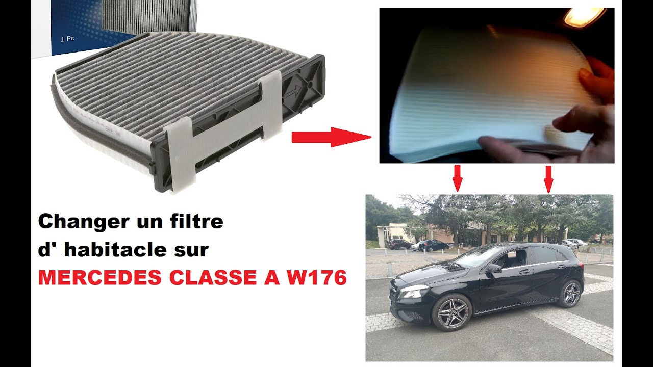 Filtre Habitacle Climatisation Classe A W176 Mercedes