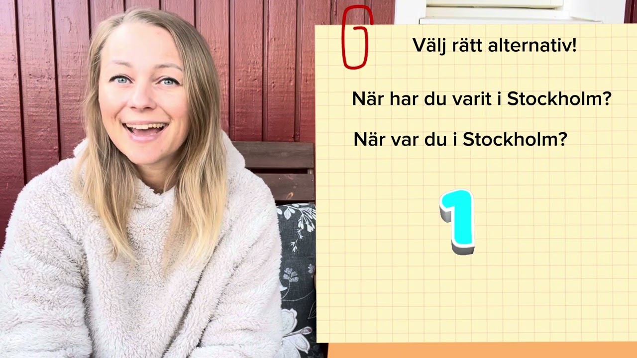 Perfekt eller preteritum - svensk grammatik