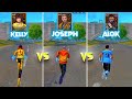 Speed Ability Test | Joseph vs Alok vs Kelly | تحدي أسرع شخصية في فري فاير