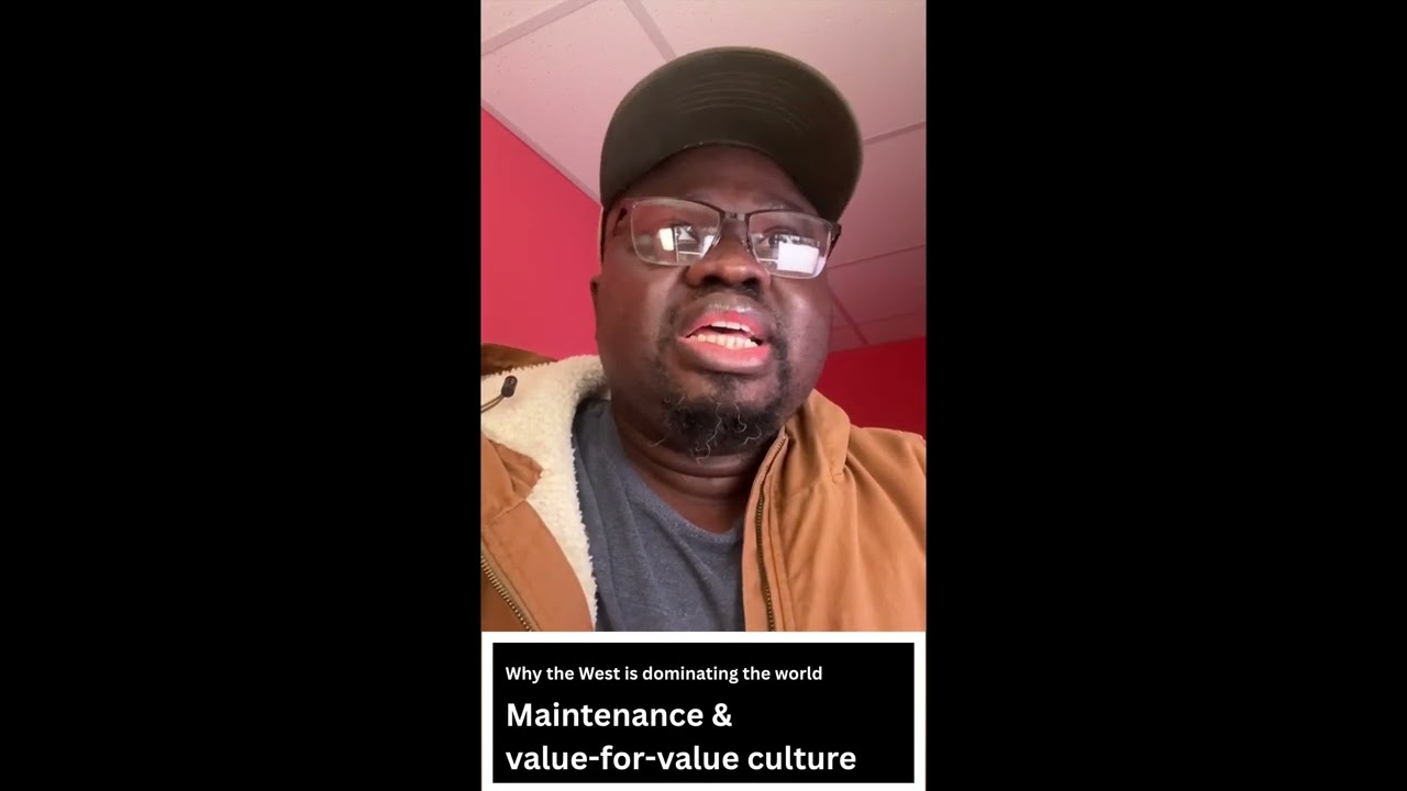 Why the West culture of maintenance and value-for-value is helping them