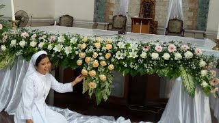 Cara Merangkai Bunga Cantik di Altar untuk Acara Pernikahan