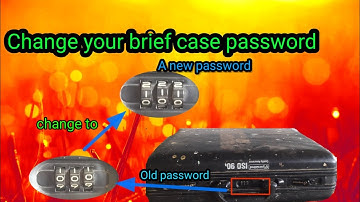 how to change your briefcase password