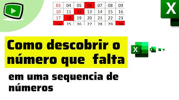 Como descobrir o número que falta em uma sequência de números