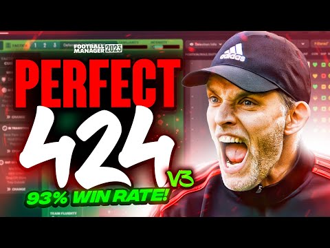 THE PERFECT 424 V3 (94% WIN RATE) - BEST FM23 Tactics!