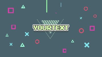 8-BIT Intro Template - After Effects