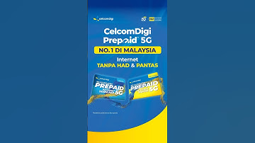 Chak! Nikmatilah Internet 5G Tanpa Had dan Pantas hanya untuk RM25 dengan CelcomDigi Prepaid 5G. 🎁💙