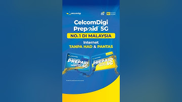 Chak! Nikmatilah Internet 5G Tanpa Had dan Pantas hanya untuk RM25 dengan CelcomDigi Prepaid 5G. 🎁💙