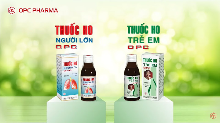 Thuốc ho trẻ em opc giá bao nhiêu