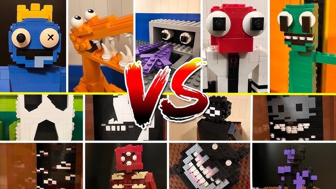 LEGO DOORS JACK vs SEEK vs THE FIGURE vs SCREECH vs AMBUSH vs GLITCH vs  RUSH vs EYES 