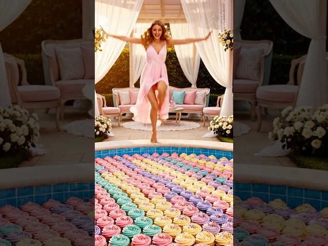 Which Dream Pool Would You Choose? 🛋️#asmr #aiasmr #shorts #relaxing #oddlysatisfying #pool