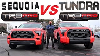 2023 Toyota Sequoia TRD Pro VS 2023 Toyota Tundra TRD Pro: More Differences Than I Realized