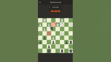 DAILY CHESS PUZZLE - 3 MINS. CHALLENGE !!! - 20-10-25 #chess