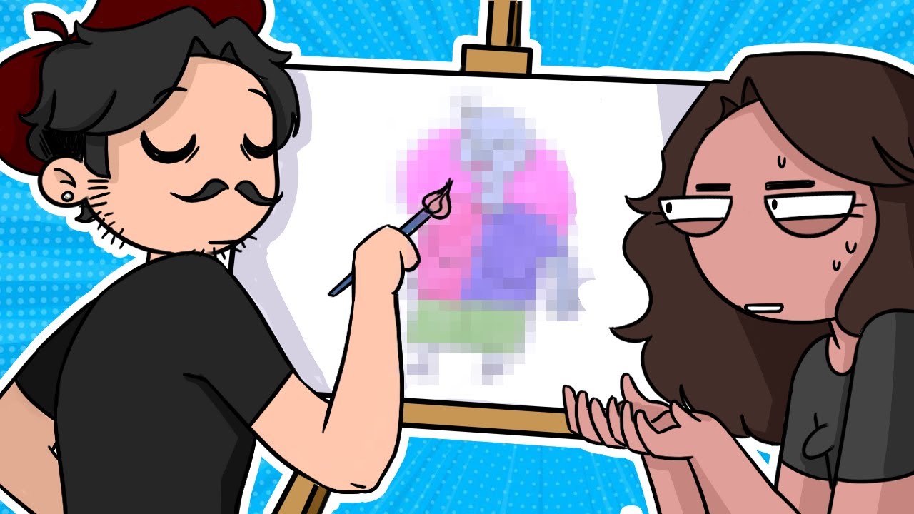 TROCANDO DE DESENHO COM MEU NAMORADO A CADA 1 MINUTO