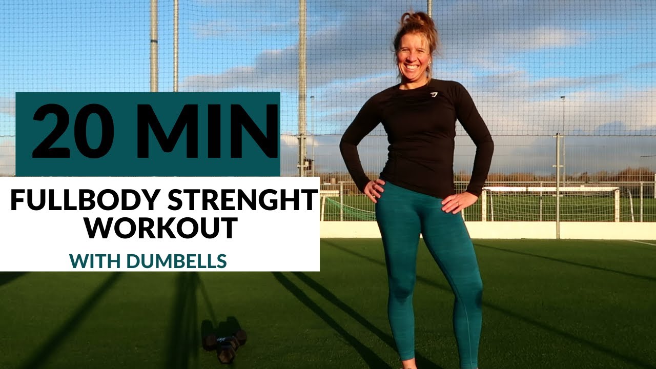 20 MIN FULL BODY TONING & STRENGTH - Total Body Workout At Home With ...