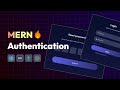 Complete MERN Authentication System With Password Reset, Email Verification, JWT auth