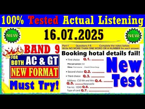 IELTS LISTENING PRACTICE