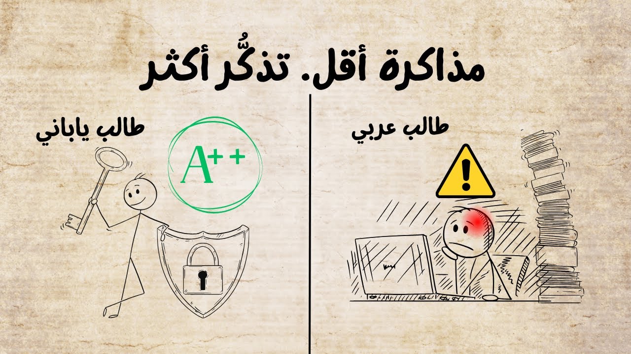 تعلم كيفية الدراسة الفعالة قبل فوات الأوان (الطريقة الصحيحة للدراسة)